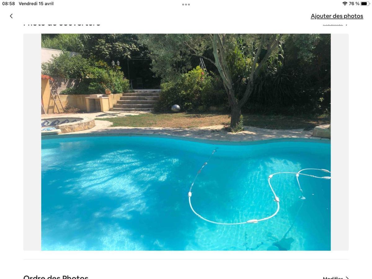 Studio Oustaou Acces Piscine Marseille Exterior photo